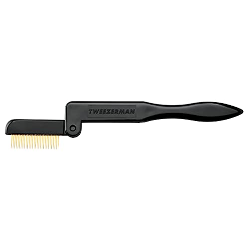 Tweezerman Folding iLashComb Black