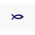 Jesus Fish Tanning Stickers 1000 ct Roll Beauty & Personal Care Stickers