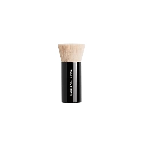 bareMinerals Beautiful Finish Foundation Brush, Foundation Blending Brush, Holds Loose Powder Foundation, Build Coverage, Synthetic Fibers, Vegan Beauty & Personal Care bareMinerals