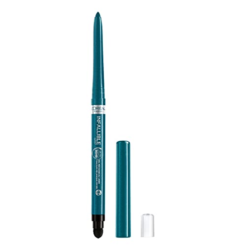 L'Oreal Paris Infallible Grip Mechanical Gel Eyeliner Pencil, Smudge-Resistant, Waterproof Eye Makeup with Up to 36HR Wear, Turquoise, 0.01 Oz Beauty and Personal Care L'Oreal Paris Default Title