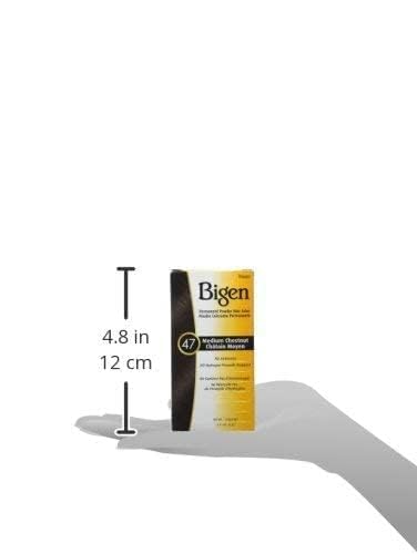 Bigen Permanent Powder Hair Color 47 Medium Chestnut, 0.21 Ounce (1) Beauty & Personal Care Bigen