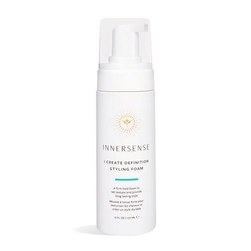 INNERSENSE Organic Beauty - Natural I Create Definition Styling Foam | Clean Haircare For Long-Lasting Curls (6 fl oz | 177 ml) Beauty & Personal Care INNERSENSE