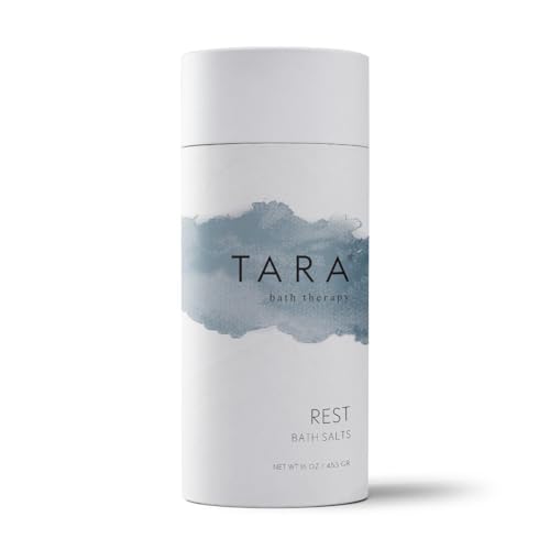 TARA Spa Therapy Rest Bath Salts - Calming Aromatherapy Soak with Lavender & Chamomile - 100% Pure Essential Oils - 16 oz Beauty and Personal Care TARA