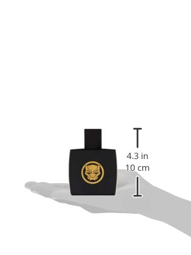 Marvel Black Panther, Fragrance, For Men, Eau De Toilette, EDT, 3.4oz, 100ml, Cologne, Spray, Made in Spain, By Air Val International, Black and Gold Beauty & Personal Care Marvel