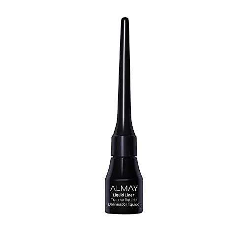 Almay Liquid Eyeliner, Waterproof, Fade-Proof Eye Makeup, Easy-to-Apply Liner Brush, Stocking Stuffer for Women, 221 Black, 0.1 Oz Beauty & Personal Care Almay