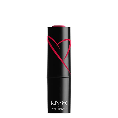 NYX PROFESSIONAL MAKEUP Shout Loud Satin Lipstick, Infused With Shea Butter - Cherry Charmer (Red Fuchsia) Beauty & Personal Care NYX PROFESSIONAL MAKEUP