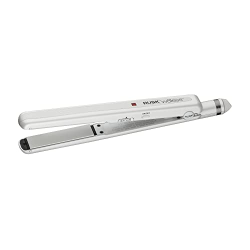 RUSK Engineering W8less Professional Ceramic and Tourmaline Str8 Iron, 1 Inch, Lightweight, Infused with Tourmaline Gemstone, Combined with Sol-Gel Beauty & Personal Care RUSK