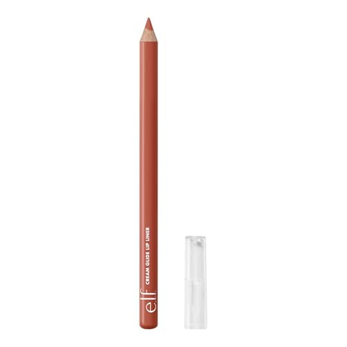 e.l.f. Cream Glide Lip Liner, Highly-Pigmented Pencil For Shaping & Sculpting Lips, Semi-Matte Finish, Vegan , Cinnamatic Beauty & Personal Care e.l.f.