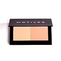 Motives® Bronzing Duo - Dual-Tone Matte & Shimmer Bronzer for Contour & Glow | Lightweight, Blendable, Long-Lasting Formula | Sun-Kissed, Natural Beauty & Personal Care Motives
