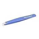 Tweezerman Stainless Steel Slant Tweezer - Eyebrow Tweezers for Women and Men (Lapis Blue) Beauty & Personal Care Tweezerman