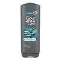 Dove Men + Care Blue Eucalyptus + Birch 24hr Nourishing Micromoisture Body + Face Wash 18 fl oz 532 mL Beauty & Personal Care Dove