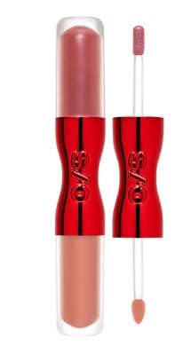 ONE/SIZE by Patrick Starrr Lip Snatcher Hydrating Liquid Lipstick and Lip Gloss Duo - Be About It (pearlescent pink & matte warm nude) Beauty & Personal Care One size