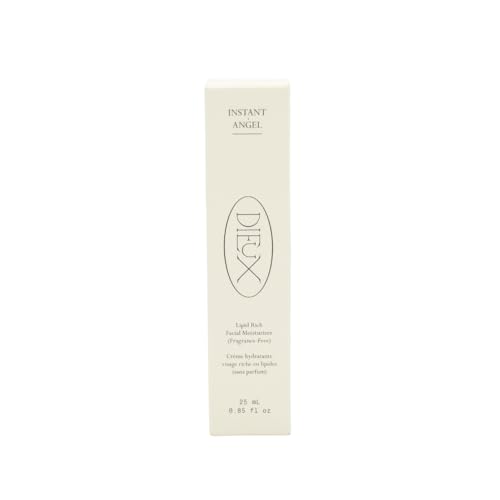 Dieux Mini Instant Angel Lipid & Peptide-Rich Moisturizer + Barrier Repair - 0.85 oz/25 mL Hydrating Cream for Fine Lines & Radiance