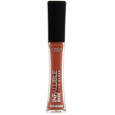 L'Oreal Paris Infallible 8HR Le Gloss, Barely Nude, 0.21 Ounces
