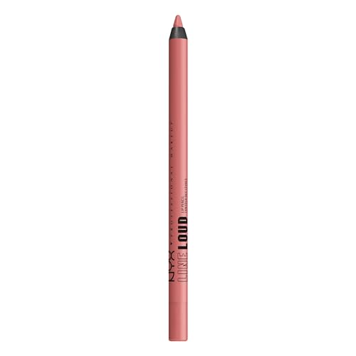 NYX PROFESSIONAL MAKEUP Line Loud Lip Liner, Longwear and Pigmented Lip Pencil with Jojoba Oil & Vitamin E - Born To Hustle (Muted Rose) Beauty & Personal Care NYX PROFESSIONAL MAKEUP