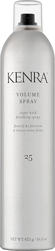 Kenra Professional Volume Spray 25 50% | Super Hold Finishing & Styling Hairspray | Flake-free & Fast-drying | Wind & Humidity Resistance | All Hair