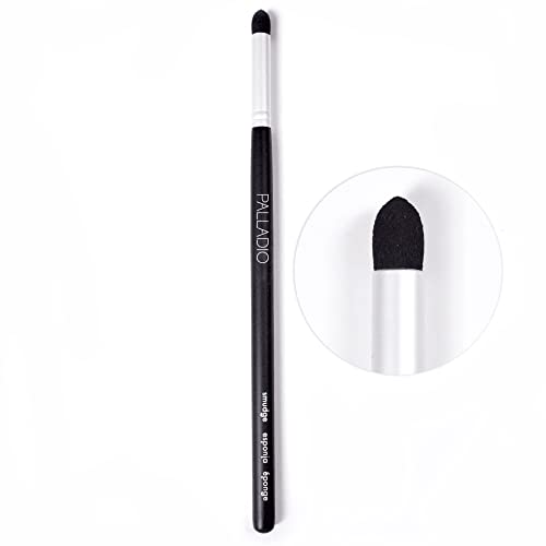 Palladio Smudge Brush, Pointed Sponge Applicator Flawless Blending, Smooth Finish, Synthetic Sponge, Soft Feel, Comfortable Grip, Professional Beauty & Personal Care Palladio