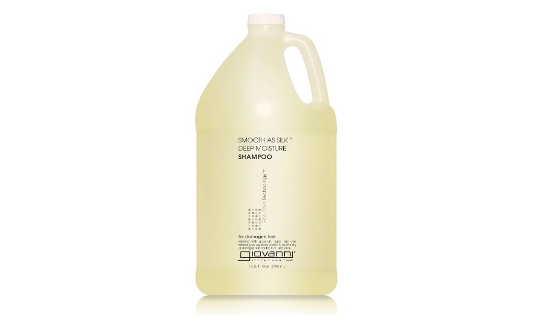 GIOVANNI Eco Chic Golden Wheat Deep Cleanse Shampoo, 8.5 oz (3 Pack)
