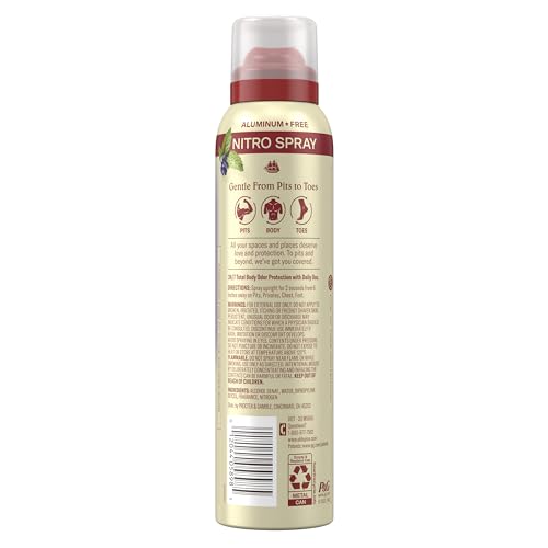 Old Spice Whole Body Deodorant Spray for Men, Aluminum Free, Lavender + Mint Scent, 24/7 Odor Protection, 24/7 Lasting Freshness, Dermatologist Tested, Gentle on Skin, Safe to Use All Over, 3.5 oz Beauty & Personal Care Old Spice