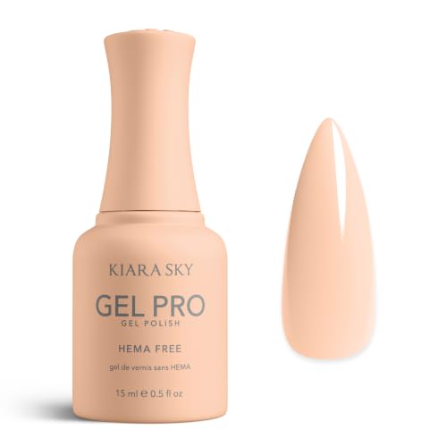 KIARA SKY Gel Pro HEMA-Free Gel Nail Polish | Full Coverage, 28+ Day Wear, Self-Leveling, UV/LED Soak-Off, 0.5 fl oz | Fuzzy Feelings #022