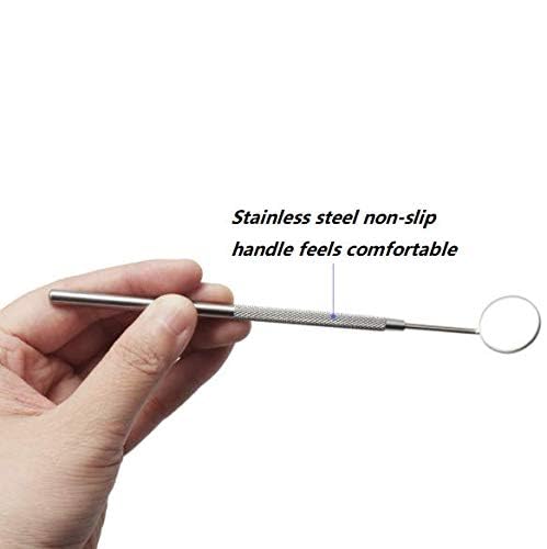 DNHCLL Makeup Mirror for Eyelash Extensions,Dental Examination Mirror Detachable Mini Mirrors Stainless Steel Beauty Tools for Observing Small Details Beauty & Personal Care DNHCLL