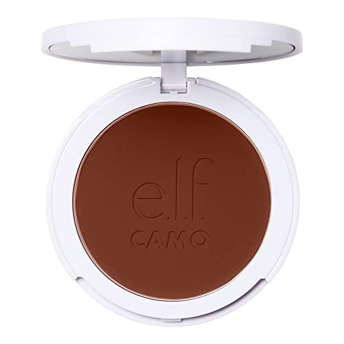 e.l.f. Camo Powder Foundation, Lightweight, Primer-Infused Buildable & Long-Lasting Medium-to-Full Coverage Foundation, Deep 560 C Beauty & Personal Care e.l.f.
