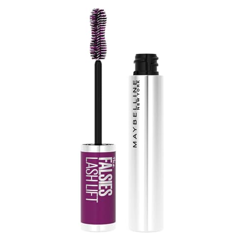Maybelline The Falsies Lash Lift Washable Mascara Volumizing, Lengthening, Lifting, Curling, Multiplying, Eye Makeup, Very Black, 1 Count
