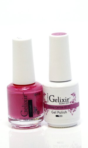 Gelixir matching color & nail laquer Deep Cerise -017 Beauty & Personal Care Gelixir