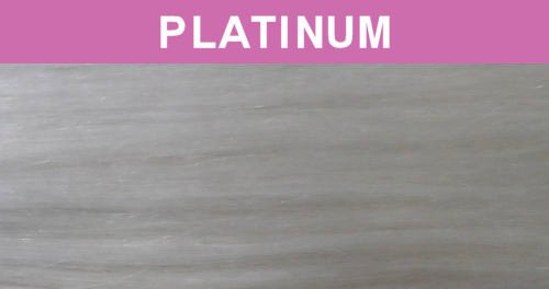 Foxy Silver (Weave - HH Yaki Straight) 10 inch - 100% Human Hair Weave in Platinum