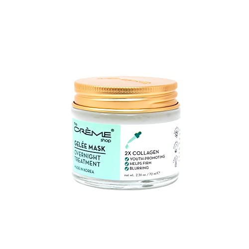 The Crème Shop Korean Skincare | Overnight Gel Mask for Moisturizing and Hydrating, Anti-Aging, Brightening, Relief facial skin care - 2.36 oz Beauty & Personal Care The Crème Shop