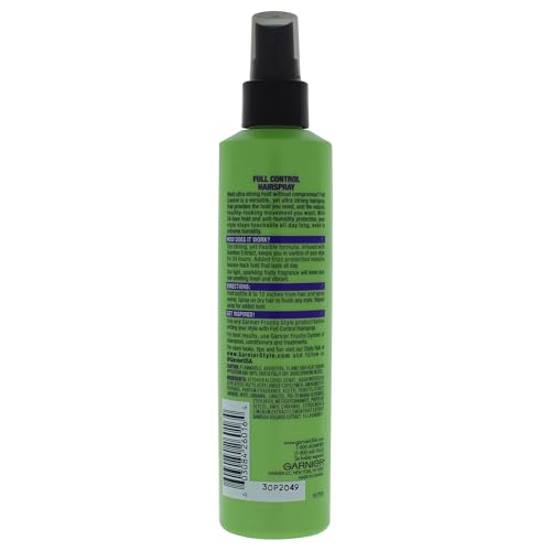 Garnier Fructis Style Full Control Anti-Humidity Hairspray, Non-Aerosol, 8.5 Fl Oz, 1 Count (Packaging May Vary) Beauty & Personal Care Garnier