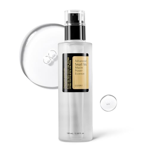 COSRX Snail Mucin 96% Repairing Serum, Hydrating Serum for Face with Snail Secretion Filtrate for Dull Skin & Fine Lines, 100ml, Korean Skin Care Beauty & Personal Care COSRX