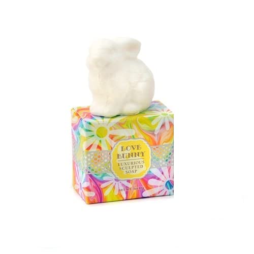 Greenwich Bay Trading Easter Gift Set- 2 Soap Bar Easter Bunny Set- Love Bunny White Decorative Soaps - Enriched with Shea Butter, Cocoa Butter, Sweet Beauty & Personal Care Greenwich Bay