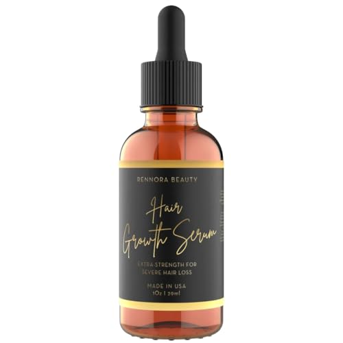 Rennora Extra-Strength Hair Growth Serum, Rosemary & Castor Oil (1 fl oz)
