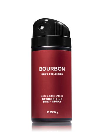 Bath & Body Works - Bourbon - Deodorizing Body Spray and 2 in 1 Hair and Body Wash - Gift Set Beauty & Personal Care Bath & Body Works