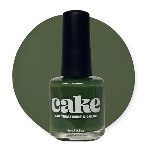 CAKE Cruelty Free Nail Polish, Organic Nails, Nail Strengthener and Growth, Nail Repair for Damaged Nails, Fingernail Polish, Natural Nail Polish