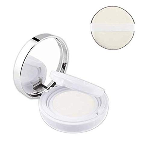 DNHCLL White Empty Luxurious Portable Air Cushion Puff Box BB Cream Container Dressing Case Powder Box with Air Cushion Sponge Powder Puff Beauty & Personal Care DNHCLL