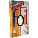 Product Club Product club embossed pre-cut foil silver 400 count Beauty & Personal Care Product Club