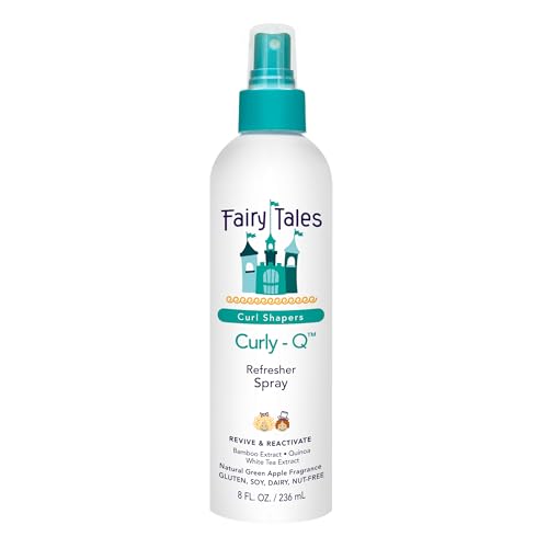 Fairy Tales Curly-Q Curl Refresher for Kids - Lightweight Spray to Define Curls, Add Bounce and Reduce Frizz - 8oz Beauty and Personal Care Fairy Tales Default Title
