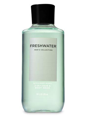 Bath and Body Works - Freshwater - 2-in-1 Hair + Body Wash - Deodorizing Body Spray & Ultra Shea Body Cream - designed just for him! Beauty and Personal Care Bath & Body Works