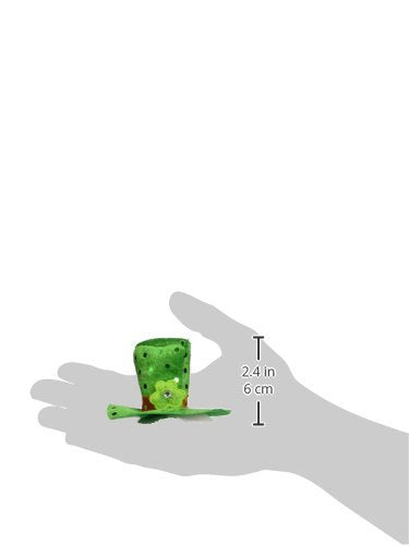 Leprechaun Hat Hair Clip Party Accessory (1 count) (1/Pkg) Beauty & Personal Care Beistle