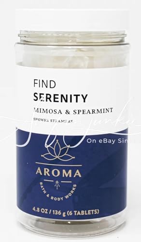 Bath & Body Works Aromatherapy Shower Steamers 4.8 OZ / 136 G Bottle (6 Tablets) (Mimosa Spearmint) Beauty and Personal Care Bath & Body Works