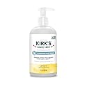 Kirk's Odor-Neutralizing Clean Hand Soap Castile Liquid Soap Pump Bottle | Moisturizing & Hydrating Kitchen Hand Wash | Lemon & Eucalyptus Scent | 12 Beauty & Personal Care Kirk's