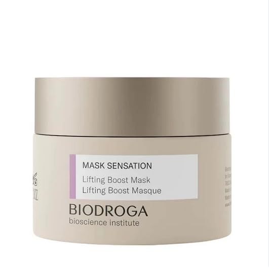 Biodroga MASK SENSATION Lifting Boost Mask (1.7oz) - Anti Aging, Firming, Energizing, Plumping, Tightening Effect - with Black Forest Complex - Made Beauty & Personal Care BIODROGA