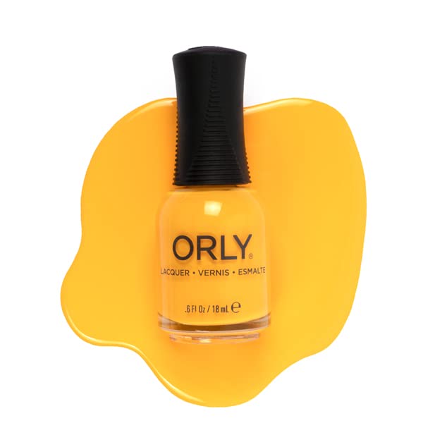 Orly Nail Polish 'Claim to Fame' | Bright Golden Yellow Creme Nail Lacquer from POP Lacquer Collection | 0.6fl oz