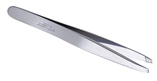 Vitry Professional Tweezers Stainless Steel Angled Tip Beauty and Personal Care Vitry
