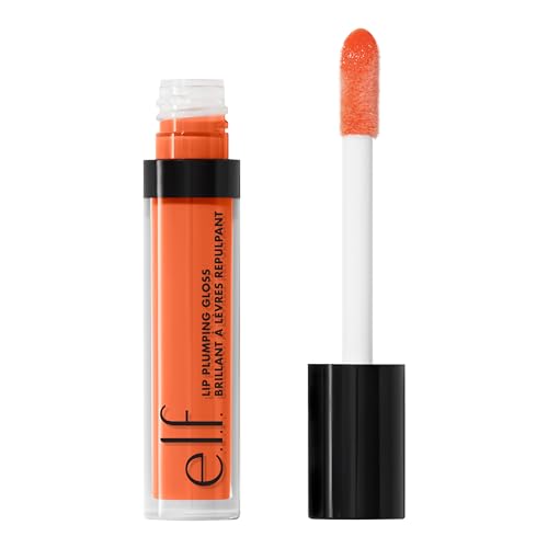 e.l.f. Lip Plumping Gloss, High-Shine Sheer Color, Hydrates & Creates Fuller Lips With Vitamin E, Vegan & Cruelty-Free, Bahama Mama, 0.1 Fl Oz (Pack Beauty & Personal Care e.l.f.