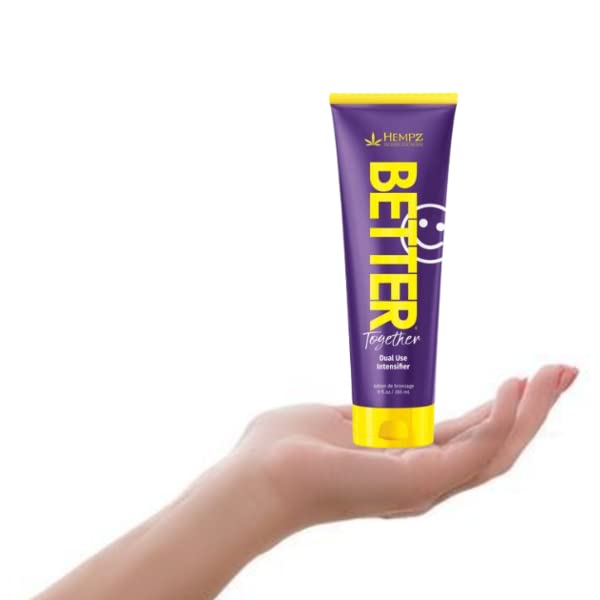 Hempz Better Together Dual Use Intensifier Tanning Lotion 9 ounces. Can be used to UV, Spray Tan and Red Light Therapy Beauty & Personal Care Hempz