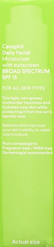 Cetaphil Daily Facial Moisturizer, SPF 15, Fragrance Free, 4 Oz Beauty & Personal Care Cetaphil