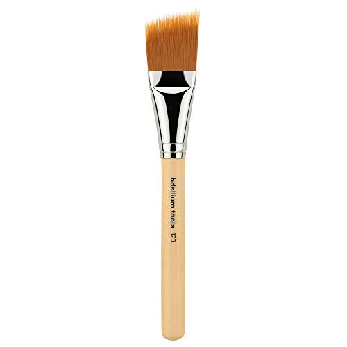 Bdellium Tools Professional Makeup Brush - Special FX Series 179 Muscle - With Soft Synthetic Fibers, For Painting Multiple Lines in Unison (Bamboo